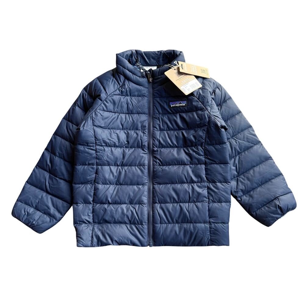 Patagonia Kids Goose Down Jacket 4T Navy New w/Tags